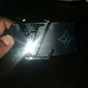 Louis Vuitton Belt Monogram Eclipse Black/Gray